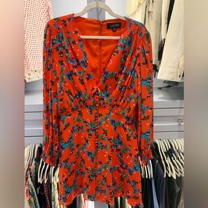 Saloni Eve Floral Mini Dress